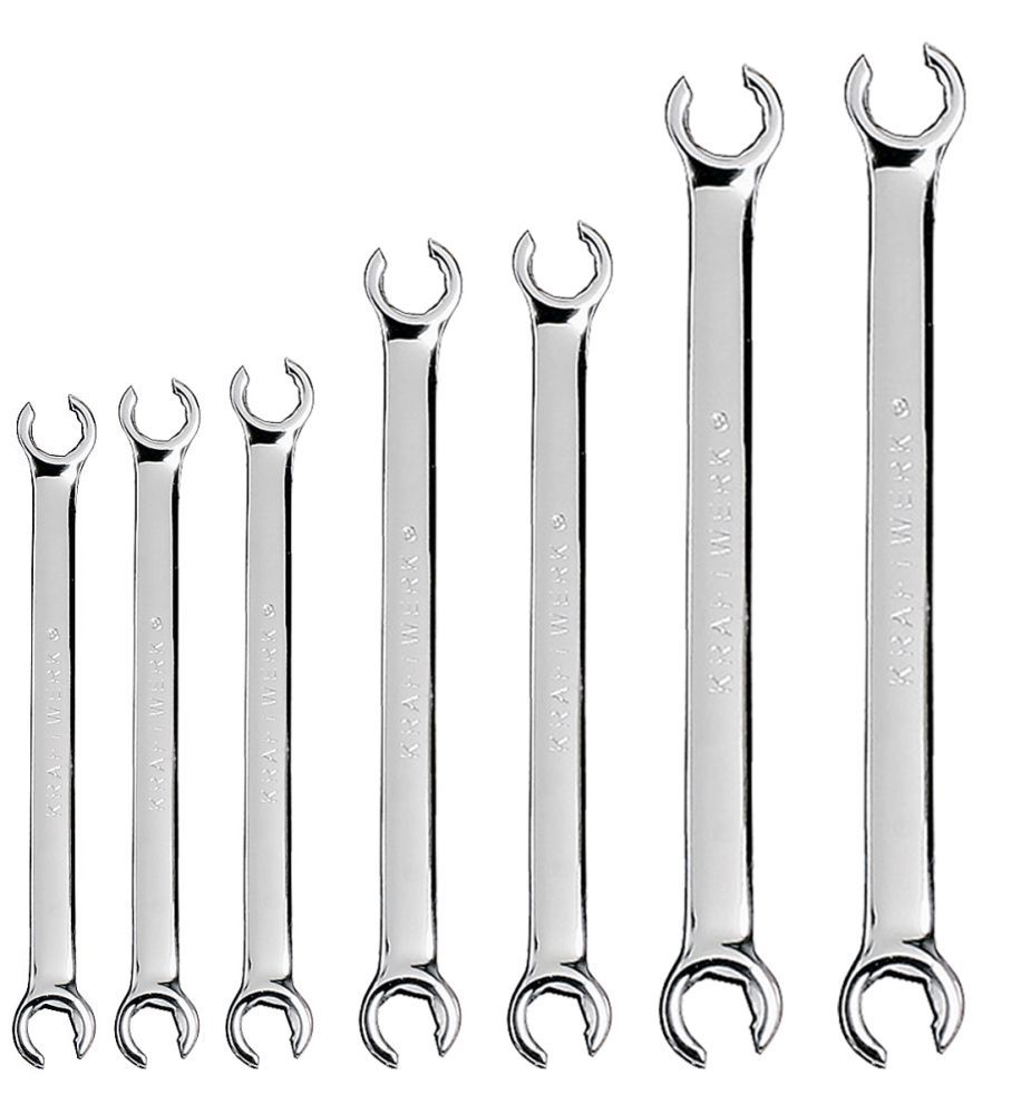 Produktbild KRAFTWERK Doppelringschlüssel Satz offen 7 Teile