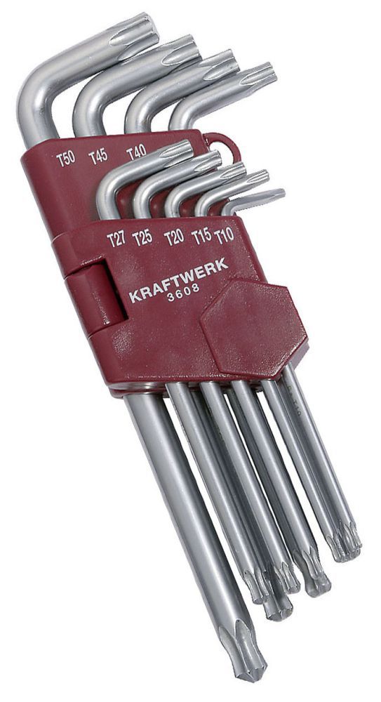 Produktbild KRAFTWERK Kugel-TX-Stiftschlüssel-Satz T10-T50