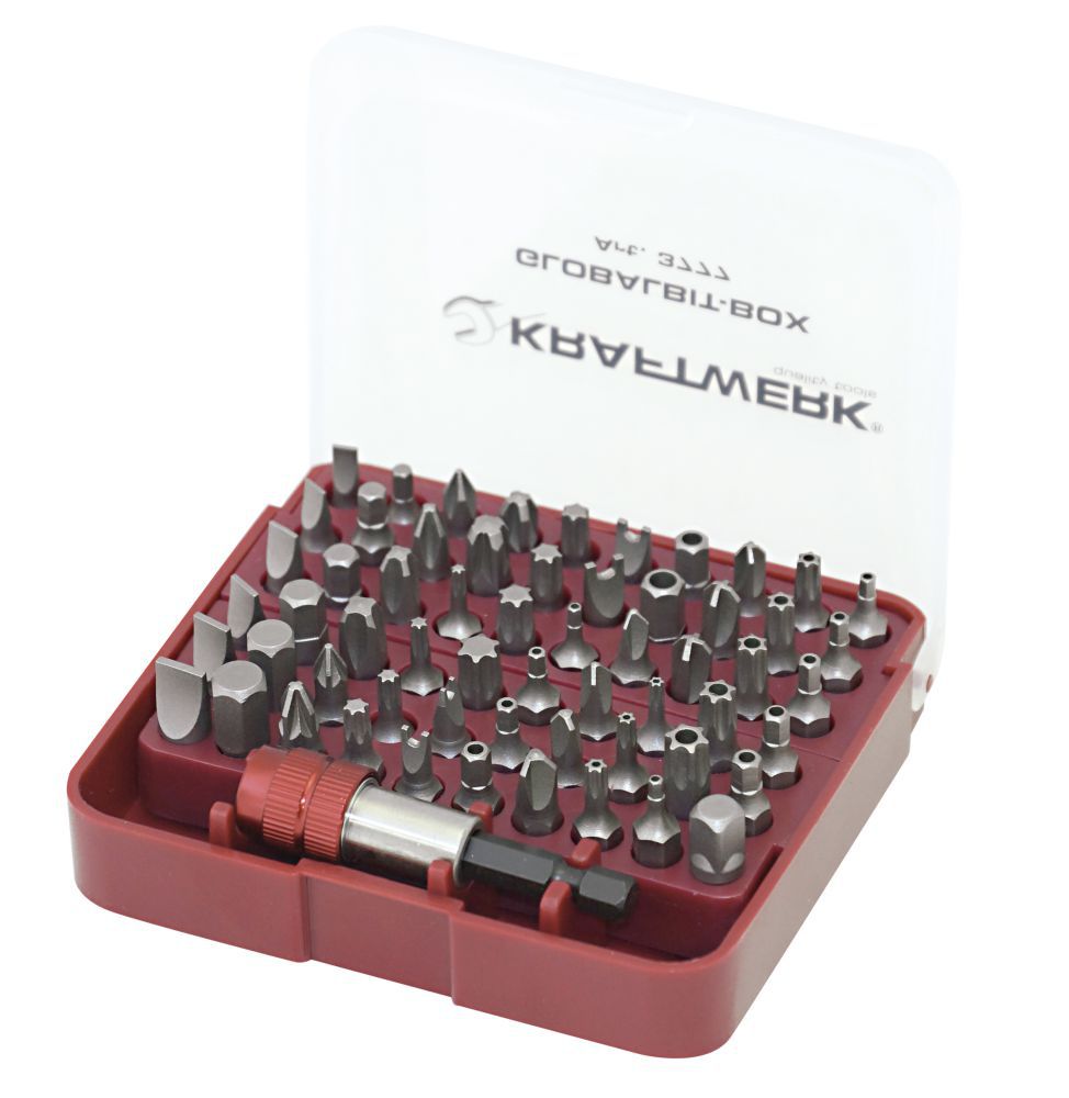 Produktbild KRAFTWERK GLOBAL-Bit-Box 1/4" 61 Teile