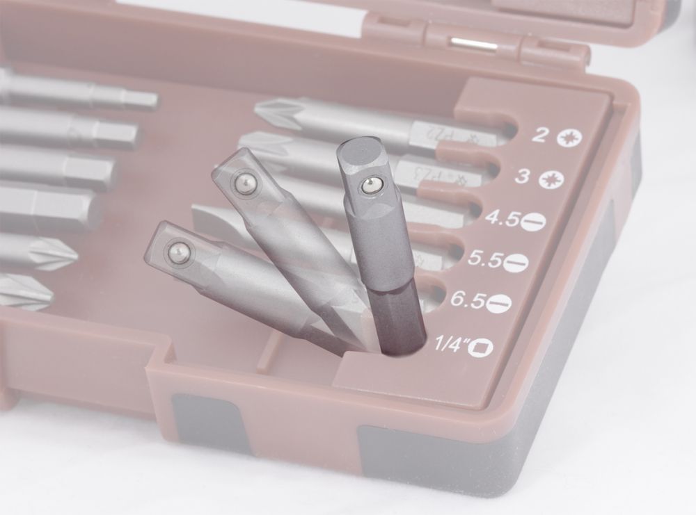 Produktbild KRAFTWERK 1/4" ergokraft-Lang-Bit-Box 50 mm 24 Teile bild 2