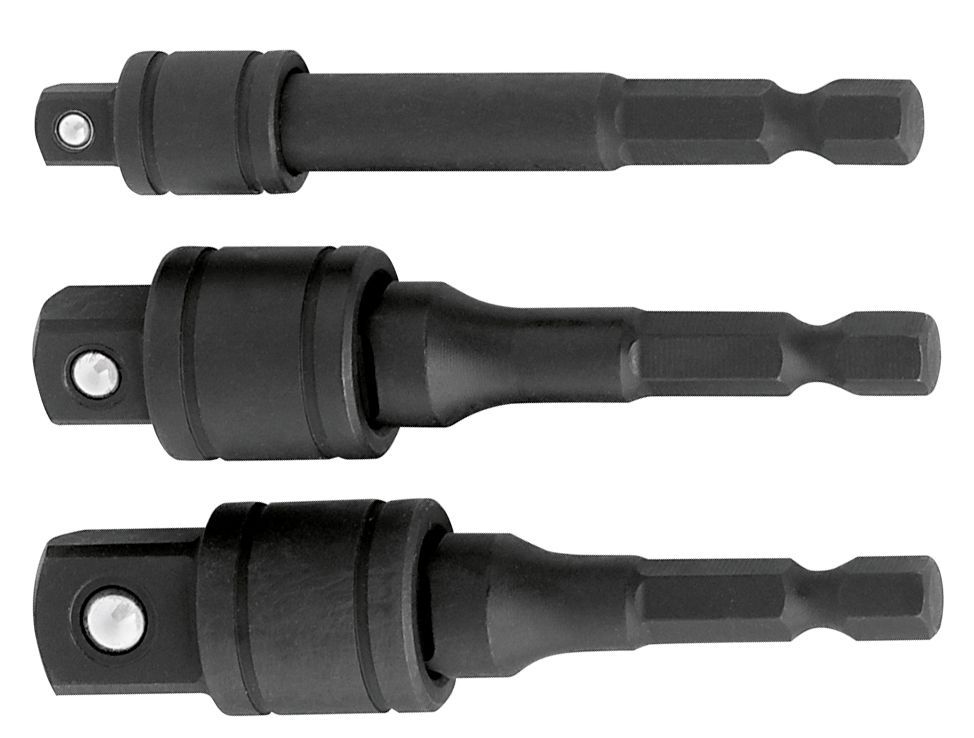 Produktbild KRAFTWERK Schlag Stecknuss Adapter Satz 3 Teile