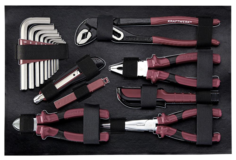 Produktbild KRAFTWERK Profi-Alu-Werkzeugkoffer 123 Teile bild 2