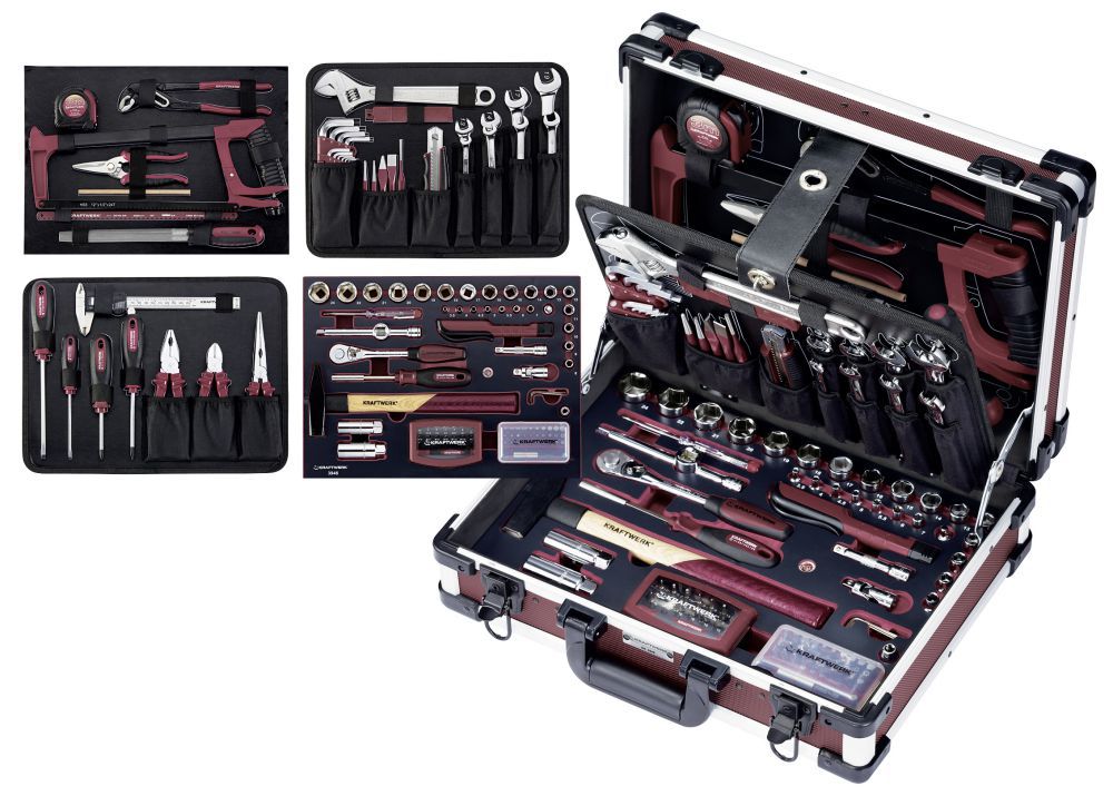 Produktbild KRAFTWERK Profi Alu Werkzeugkoffer 3946 151 Teile bild 6