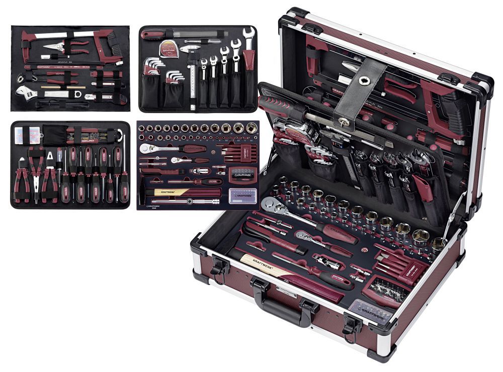 Produktbild KRAFTWERK Profi Alu Werkzeugkoffer 3948 263 Teile bild 6