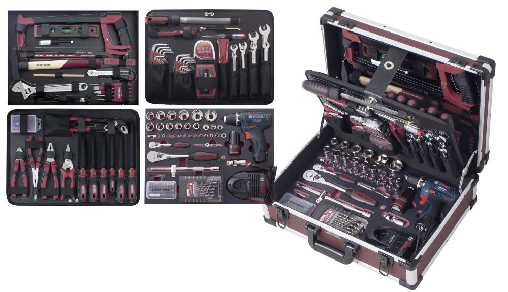 Produktbild KRAFTWERK Profi Werkzeugkoffer 3949 266 Teile bild 6