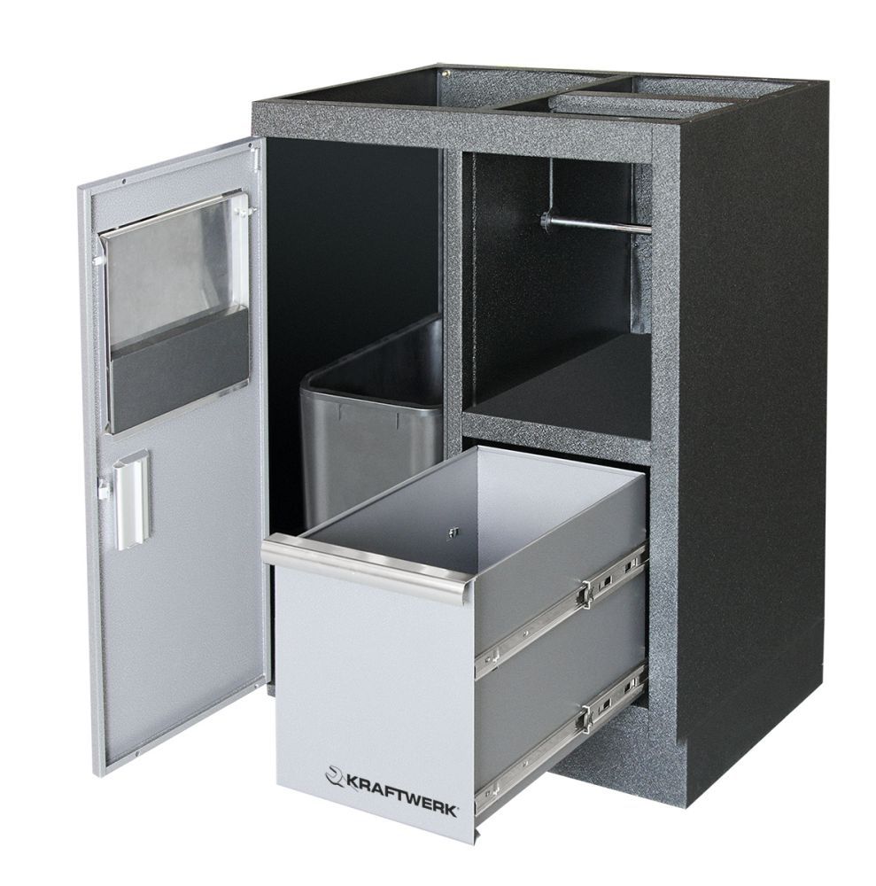 Produktbild KRAFTWERK Unterschrank mit Abfalleimer und Papierhalter bild 2