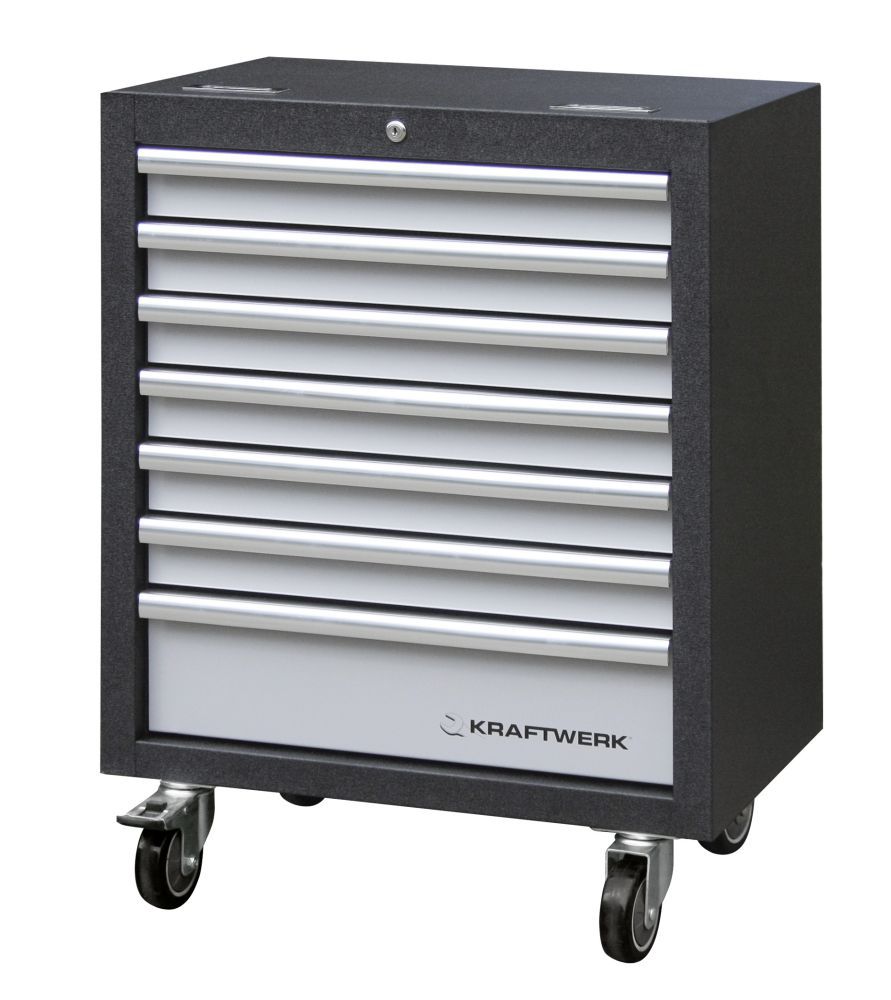 Produktbild KRAFTWERK MOBILIO Roll Schubladenschrank 7 Schubladen bild 1
