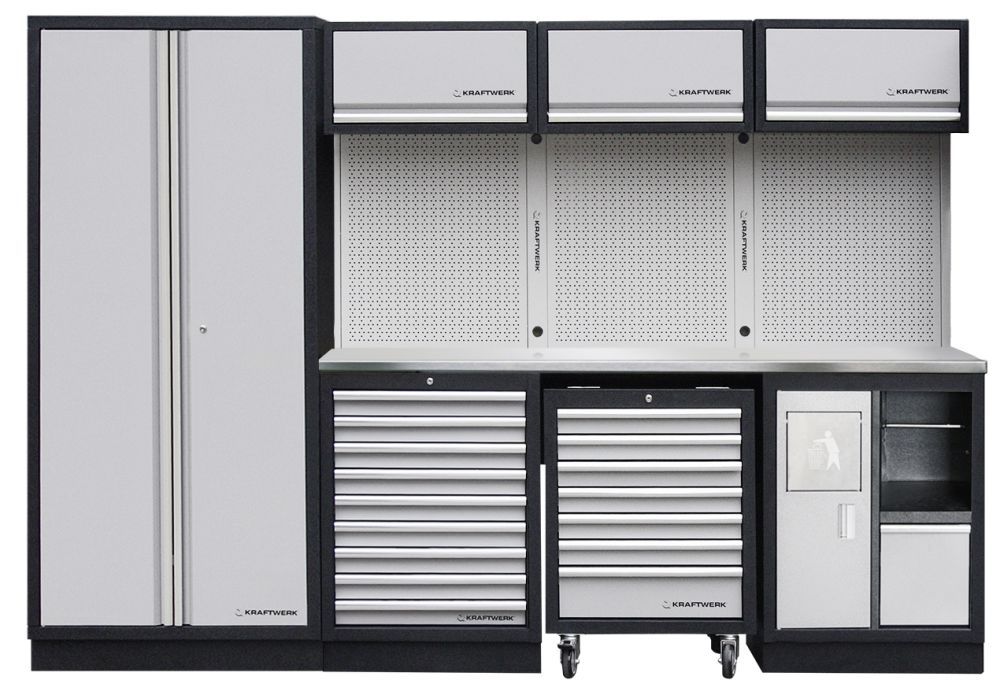 Produktbild Kraftwerk MOBILIO 4 Element Werkstatt Schrankwand 2041,5 x 463 x 38 mm