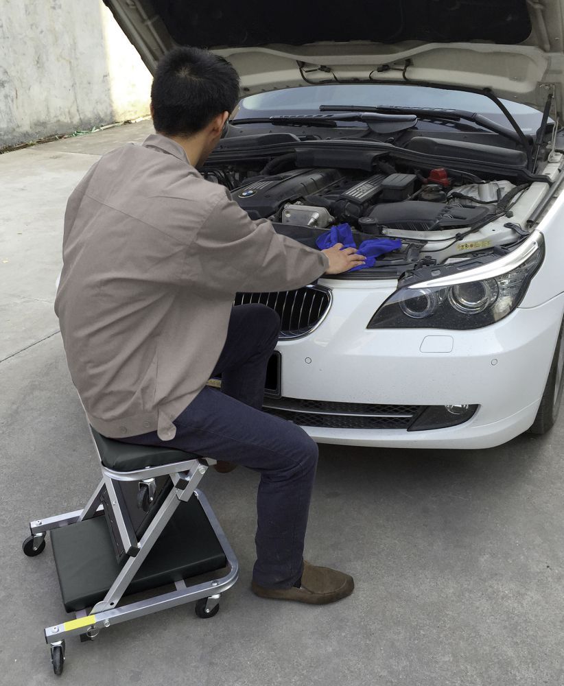 Produktbild KRAFTWERK Liegepritsche und Arbeitshocker klappbar bild 4