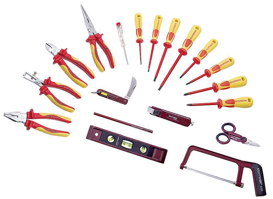 Produktbild KRAFTWERK Elektriker-Werkzeugsatz in Gürteltasche bild 2