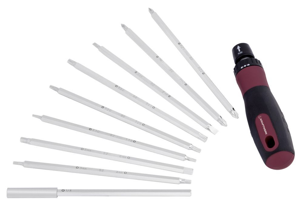 Produktbild KRAFTWERK Doppelklingen Schraubendrehersatz 10 Teile