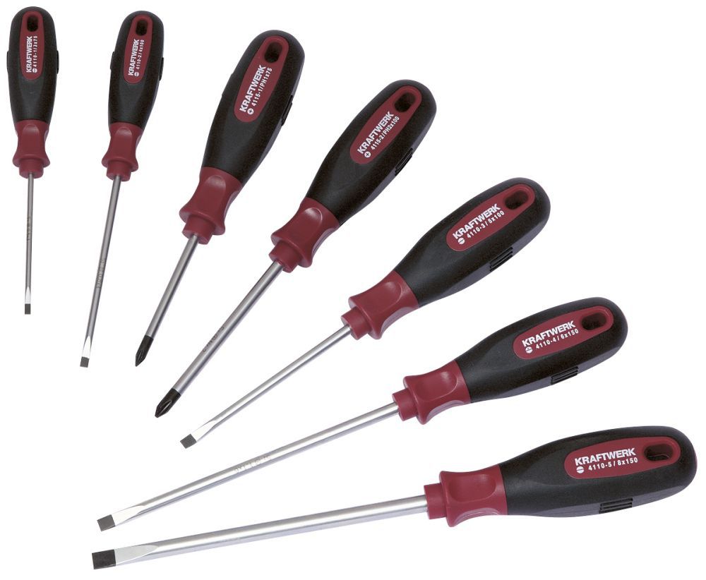Produktbild KRAFTWERK ergokraft Schraubendrehersatz PH 7 Teile