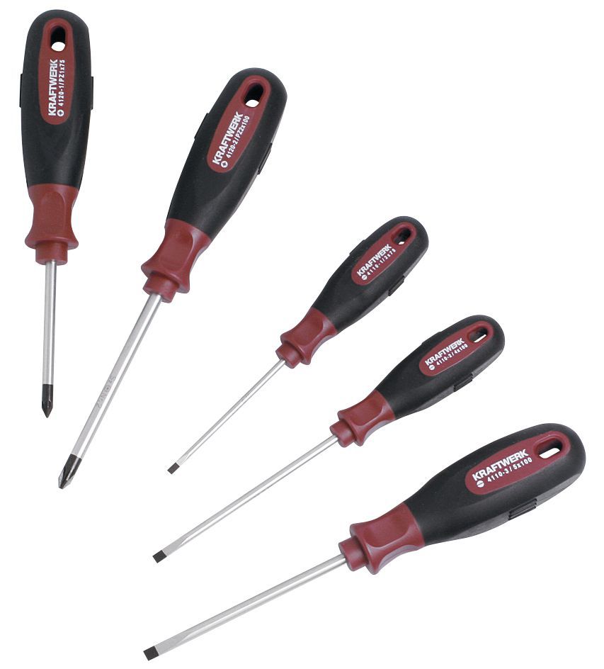 Produktbild KRAFTWERK ergokraft Schraubendrehersatz -/PZ 5 Teile