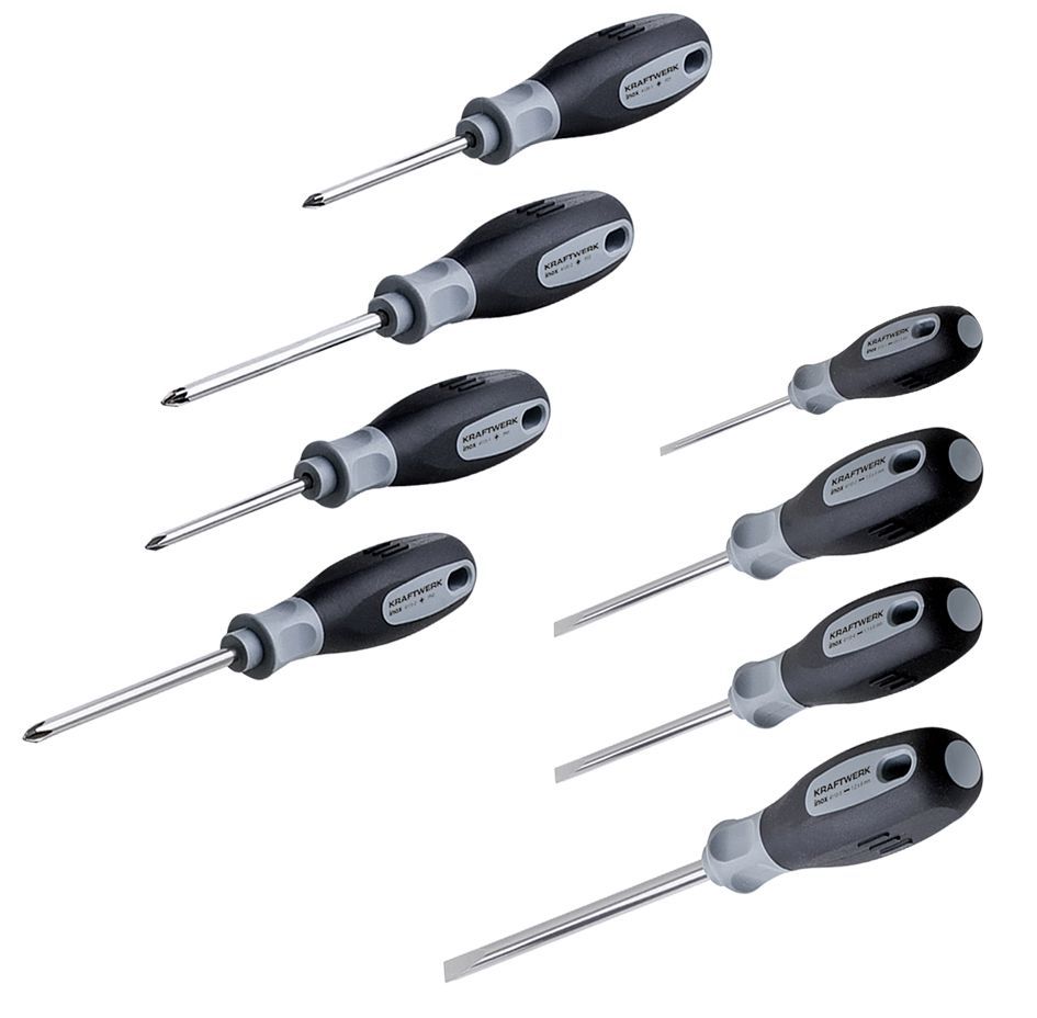Produktbild KRAFTWERK Schraubendreher-Satz rostfrei 8 Teile