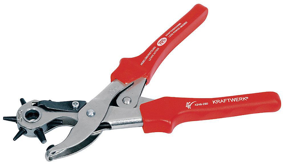 Produktbild KRAFTWERK hightech Hebel Revolverlochzange 250 mm