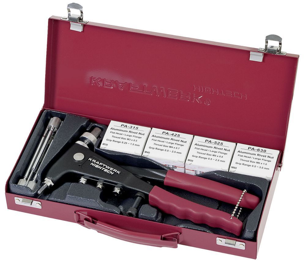 Produktbild KRAFTWERK Industrie-Handblindnietmuttergeräte-Satz