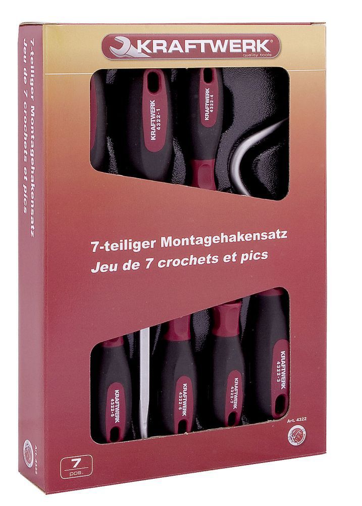 Produktbild KRAFTWERK Haken und Abzieher Satz 7 Teile