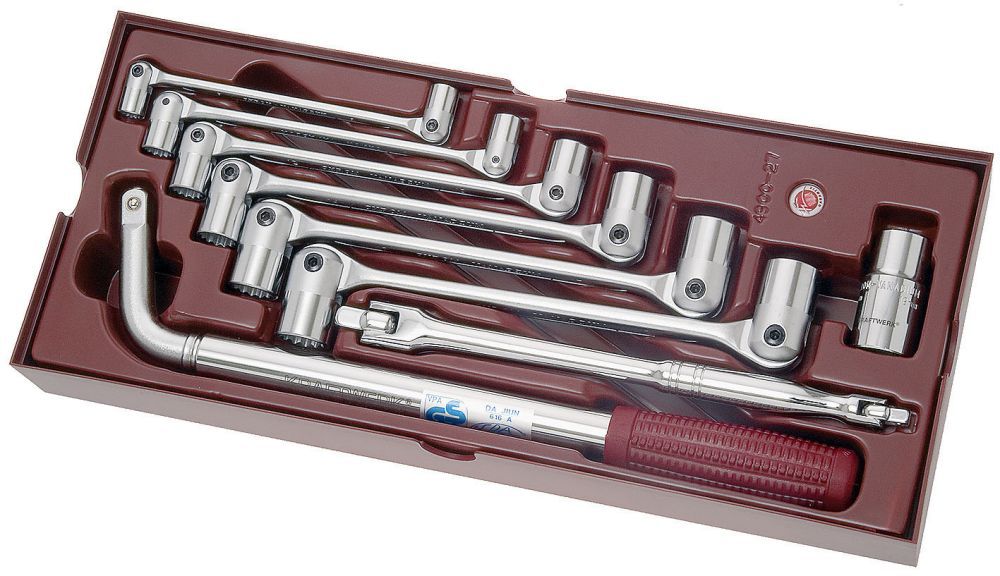 Produktbild KRAFTWERK Doppelgelenkschlüsselschale COMPLETO 9 Teile