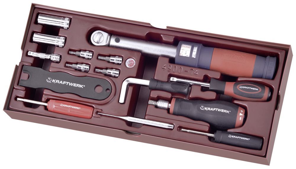 Produktbild Kraftwerk COMPLETO Reifendruck Kontrollsystem Werkzeugkoffer 15 Teile