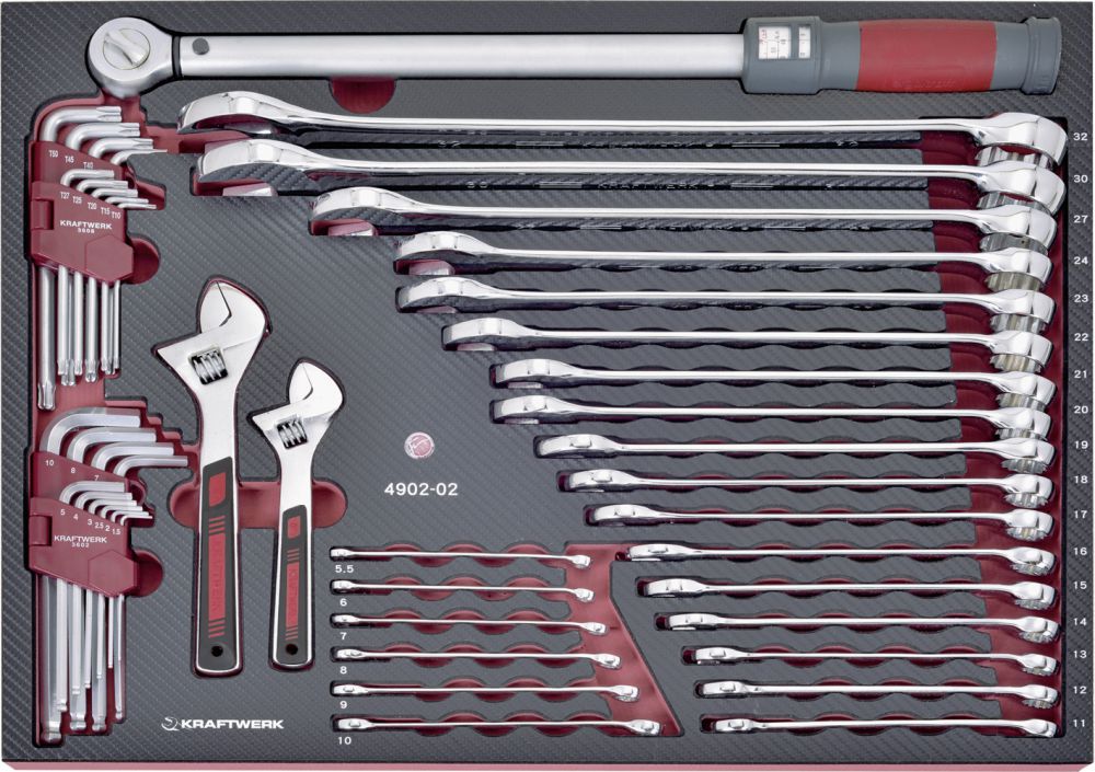 Produktbild KRAFTWERK Schraubenschüssellsatz COMPLETO EVA 45 Teile