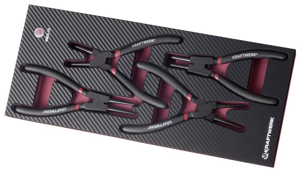 Produktbild KRAFTWERK EVA3 Seegerring-Zangensatz 4 Teile