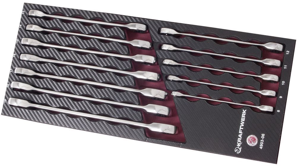 Produktbild KRAFTWERK EVA3 CLICKRAFT Gari-Schlüsselsatz 1/2"