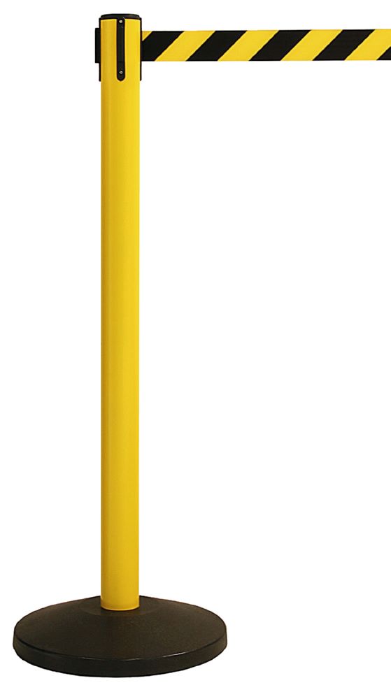 Produktbild Kraftwerk Absperrständer Höhe 1 m schwarz gelb 1 Stück