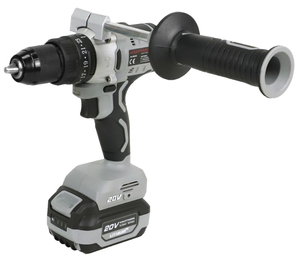 Produktbild Kraftwerk Akku Schlagbohrmaschine 20V 4Ah 100Nm mit 1 Akkus bild 3