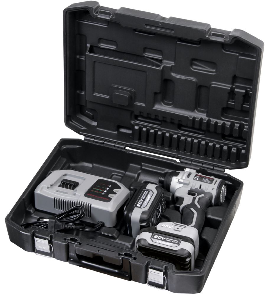 Produktbild Kraftwerk Akku Schrauber 20V 4Ah 200Nm mit 2 Akkus