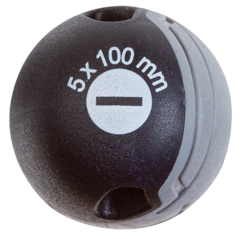 Produktbild Kraftwerk BASIC LINE Schraubendreher Schlitz 5.0 x 100 mm bild 2