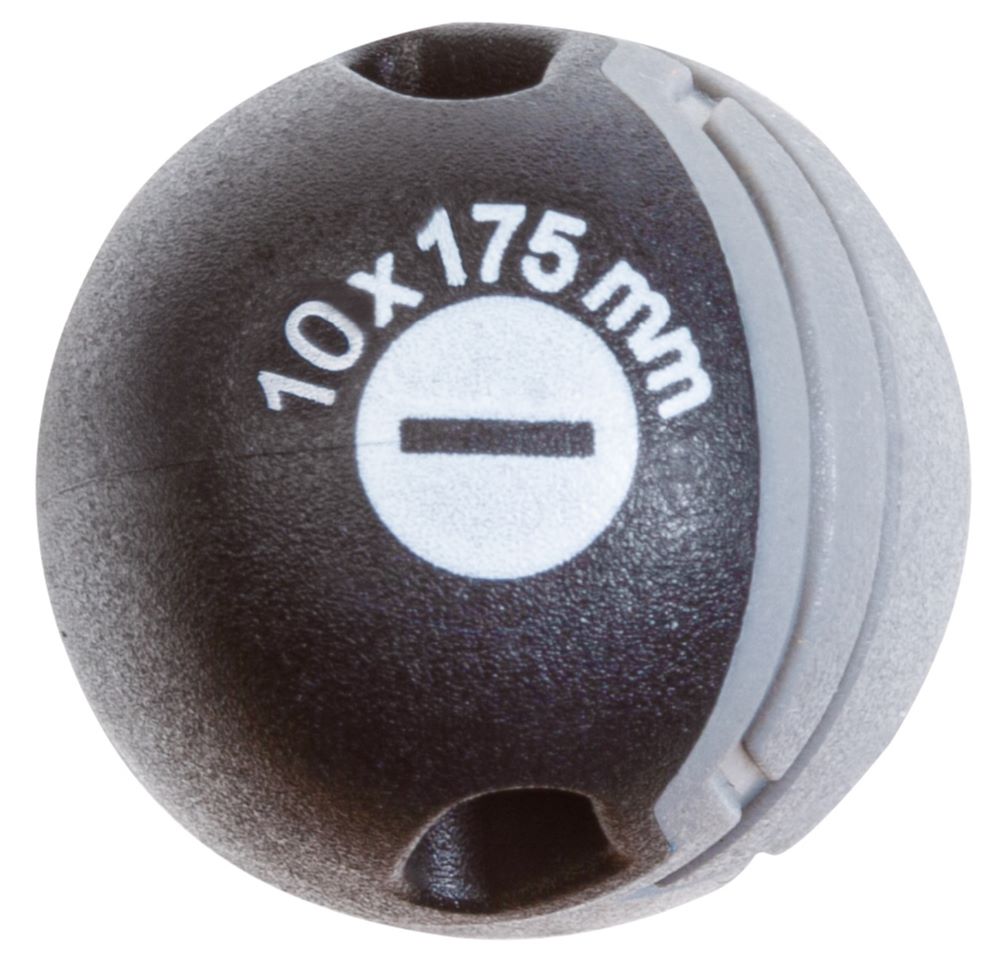 Produktbild Kraftwerk BASIC LINE Schraubendreher Schlitz 10.0 x 175 mm bild 2