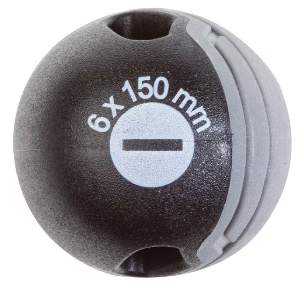 Produktbild Kraftwerk BASIC LINE Schraubendreher Schlitz 6.0 x 150 mm bild 2