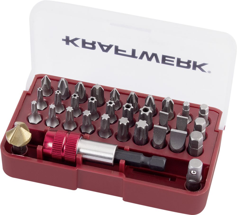 Produktbild Kraftwerk Bit Box mit Kegelsenker Bit 33 teilig