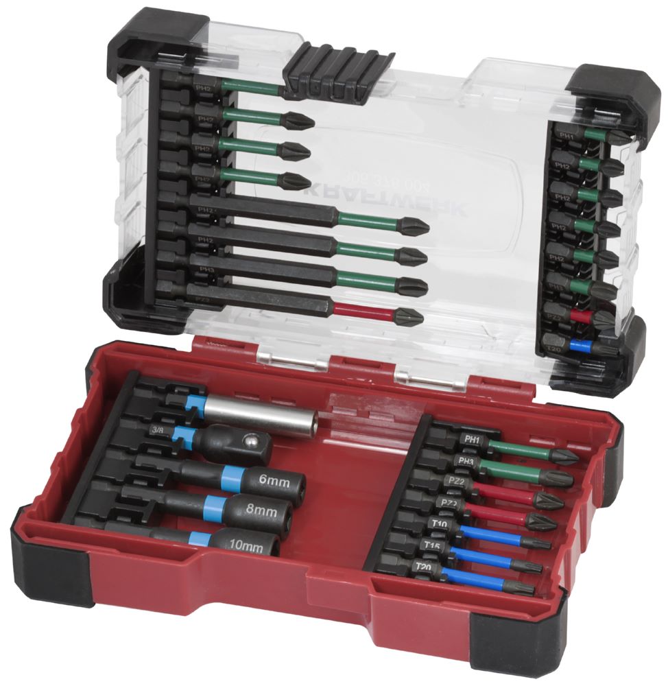 Produktbild Kraftwerk Bit Box Profi Impact Control 1/4 Zoll Satz 29 teilig