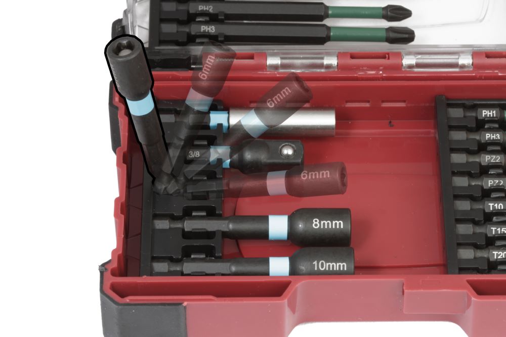 Produktbild Kraftwerk Bit Box Profi Impact Control 1/4 Zoll Satz 29 teilig bild 4