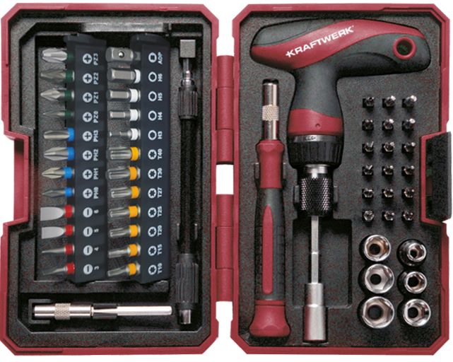 Produktbild Kraftwerk Bit Box Satz 1/4 Zoll 53 teilig