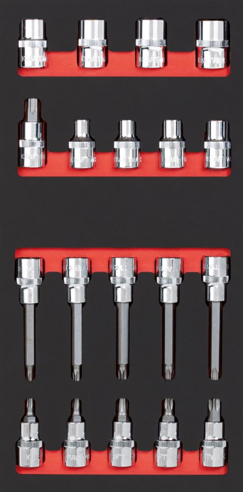 Produktbild Kraftwerk Bit Steckschlüsselsatz 1/2 Zoll Torx 19 teilig