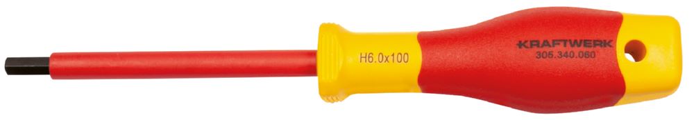 Produktbild Kraftwerk Elektriker Schraubendreher Innensechskant 6 mm