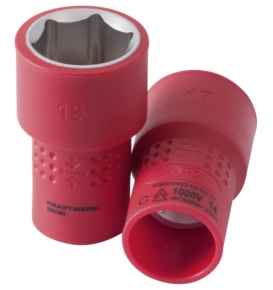 Produktbild Kraftwerk 3/8 Zoll Elektriker Stecknuss 19mm VDE