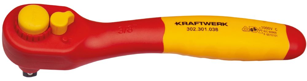 Produktbild Kraftwerk Elektriker Umschaltknarre VDE 3/8 Zoll