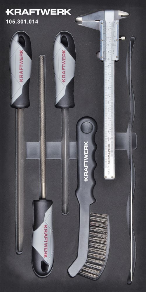 Produktbild Kraftwerk Feilensatz Einlage 6 teilig 20 x 40 cm