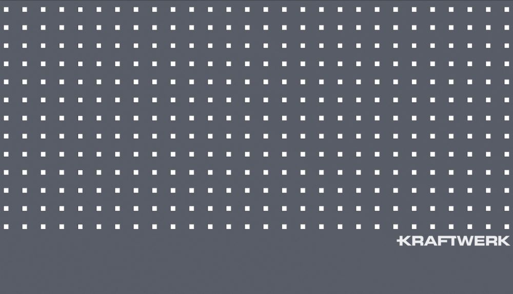 Produktbild Kraftwerk Gelochte Rückwand für Werkstattwagen BT1100 600 mm