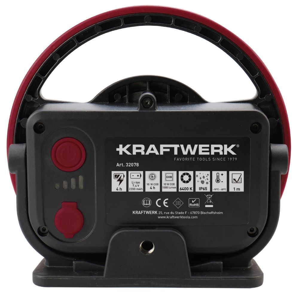 Produktbild KRAFTWERK Akku LED Arbeitsleuchte W1000 wiederaufladbar bild 2