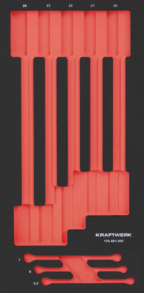 Produktbild Kraftwerk PRO LINE EVA Einlage für Art. 105.401.005 20 x 40 cm leer