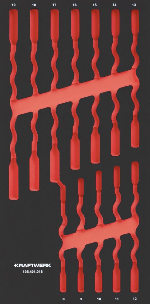 Produktbild Kraftwerk PRO LINE EVA Einlage für Art. 105.401.018 20 x 40 cm leer