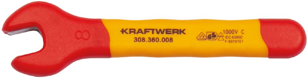Produktbild Kraftwerk Maulschlüssel 8 mm VDE