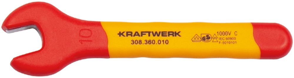 Produktbild Kraftwerk Maulschlüssel 10 mm VDE