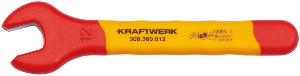 Produktbild Kraftwerk Maulschlüssel 12 mm VDE
