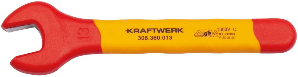 Produktbild Kraftwerk Maulschlüssel 13 mm VDE