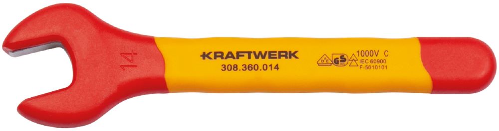 Produktbild Kraftwerk Maulschlüssel 14 mm VDE